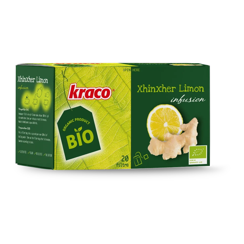 Kraco, Çaj organik, Xhinxher & Limon